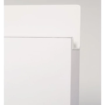 Fogantyú  Viefe JEY élbe ültethető,  147mm, alumínium, matt fehér